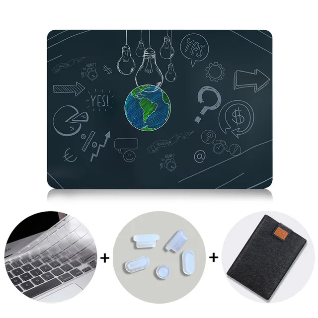 MB03 МТТ чехол для ноутбука Apple MacBook Air Pro Retina 11 12 13 15 Touch bar лампочка печатных mac book 12 дюймов жесткий - Цвет: MB03