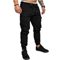 2021 brand men pants hip hop harem joggers pants male trousers solid multi pocket pants sweatpants size m 3xl