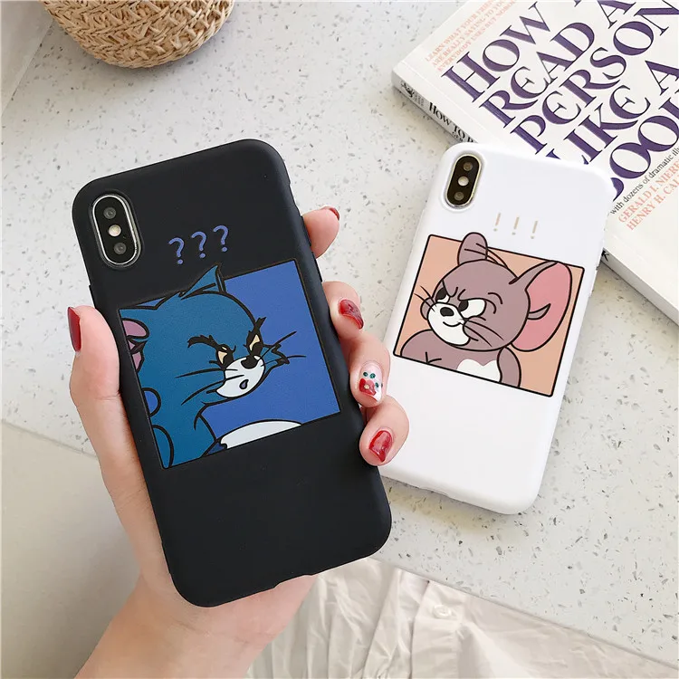 Niceking Летние фрукты авокадо чехол для телефона для iPhone XS Max XR X мультфильм Том и Джерри Мягкий ТПУ чехол для iPhone 6 6S 7 8 Plus