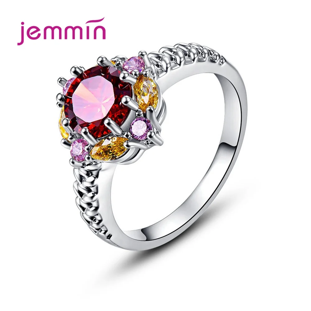 Женское Обручальное Кольцо Boutique сверкающее из стерлингового серебра 925 пробы с