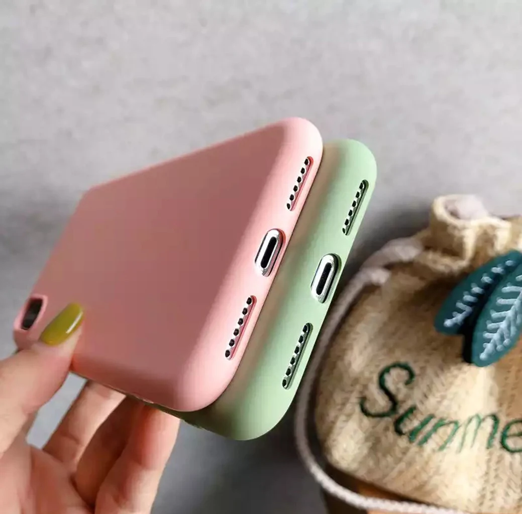 Милые принты сердце любовь жидкий силиконовый чехол для iphone x xr xs max 8 plus 7plus 7