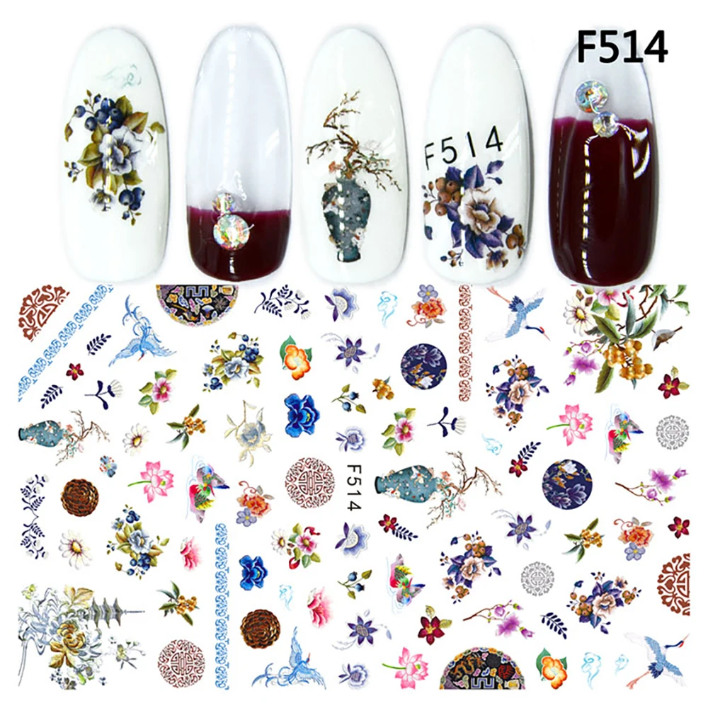 

Black White Leaf Transfer Nail Sticker Design Manicure Sliders Decor Nail Sticker Decal For Nail Cute Stickers Nail Stickers