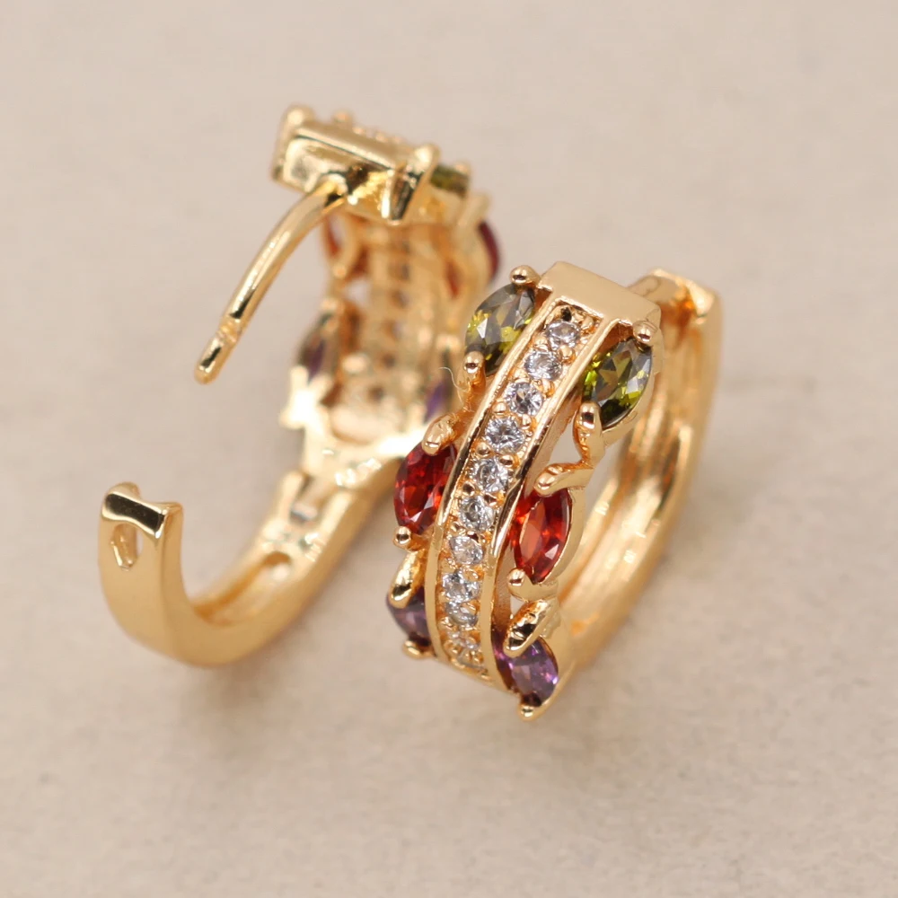 Новые эффектные богемные серьги женские индийские ювелирные изделия Золотые