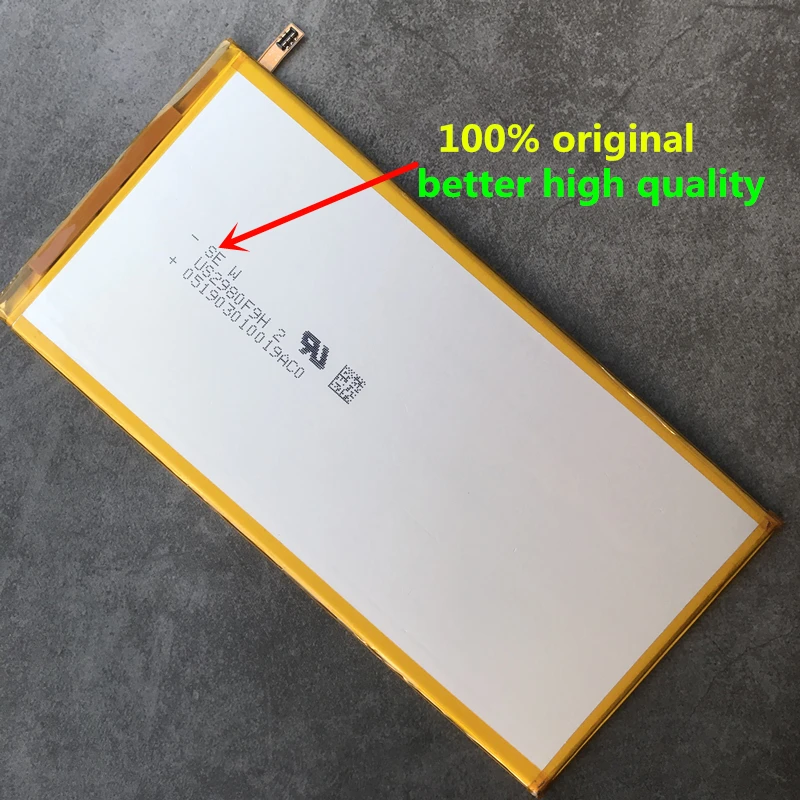 100% Новый оригинальный 4650/4800mAh HB3080G1EBW для Huawei MediaPad M2 8 0 " / 801L 801W 802L 803L