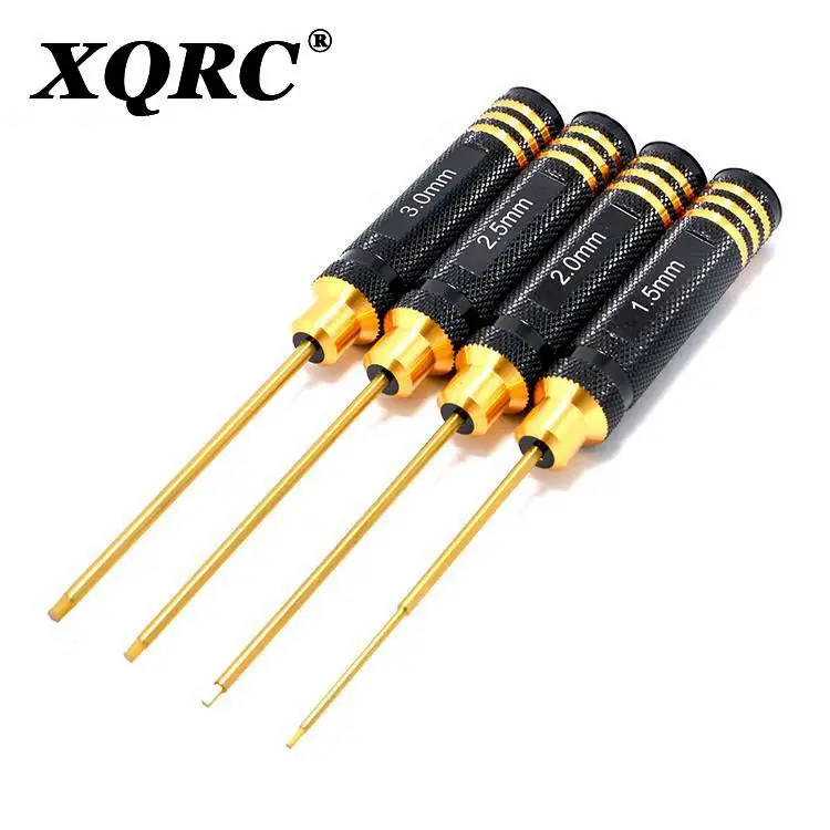 XQRC 1.5 / 2.0 2.5 3.0 mm titanium plated hexagon screw driver tool set 4.0 5.5 7.0 8.0 nut sleeve