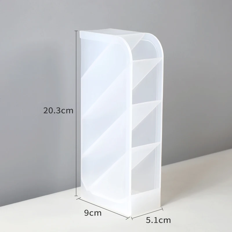 

Многофункциональная настольная стойка для ручек Bogelinuo с 4 ячейками/держатель для офисного и школьного хранения Чехол прозрачная белая черн...