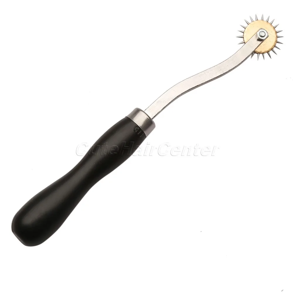 Hicello 1 шт. кожаный инструмент для шитья рулетка маркер расшитый тканью