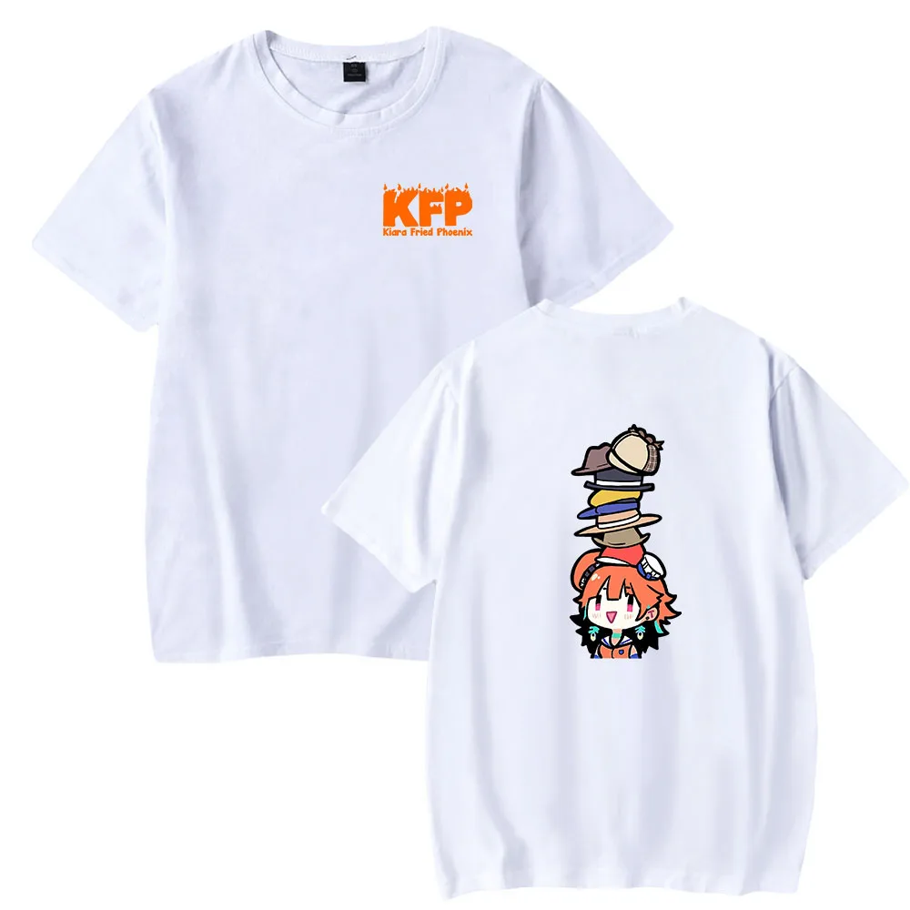 

HOLOLIVE Vtuber Takanashi Kiara печать весенние летние праздничные уличные Граффити стиль Мужчины/Женщины Повседневная футболка уличный стиль