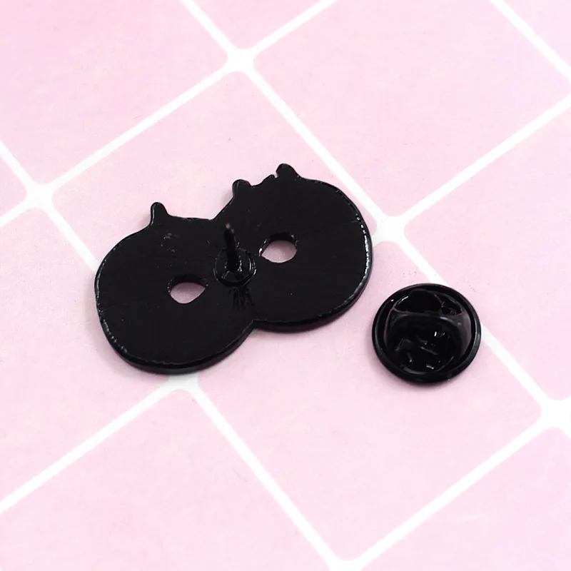 Мультфильм Бесконечность Символ пончик Броши для женщин всегда голод эмаль