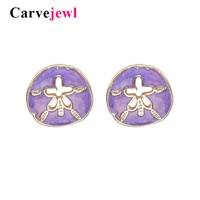 carvejewl earring stud hand painted enamel glaze earring cute flower stud earrings trendy hot sale jewelry 2019 spring style