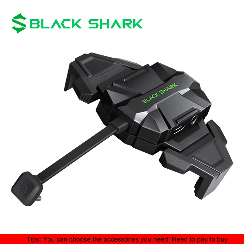 Оригинальный черный Акула аудио быстрая Зарядное устройство 2 в 1 мобильный