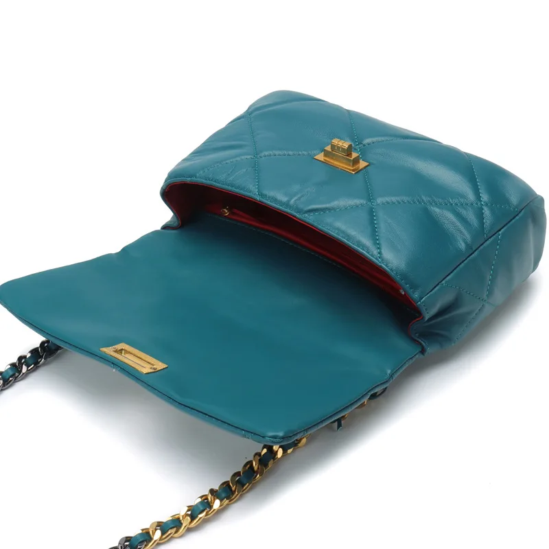 

2021 New Fashion All Match Chain Messenger Bags Hot Sale Cow Leather Women Flaps Ladies Fashionable Purses and Handbags Monogram