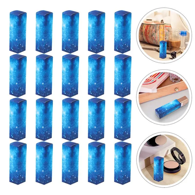 

50pcs Paper Creative Lipstick Wrapping Case Lip Gloss Containers for Home Women Shop