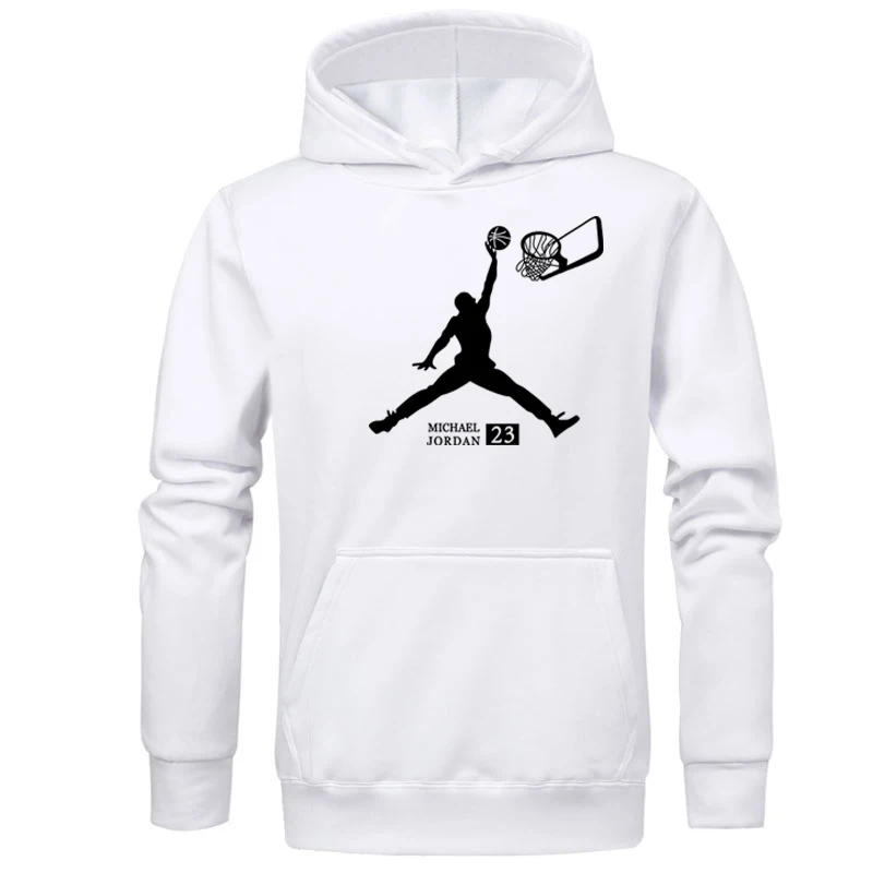 white Jordan 23 осень/зима новые мужские толстовки с капюшоном Мужские повседневные спортивные толстовки мужские хип-хоп забавные стильные толстовки с капюшоном новая Толстовка - Цвет: white