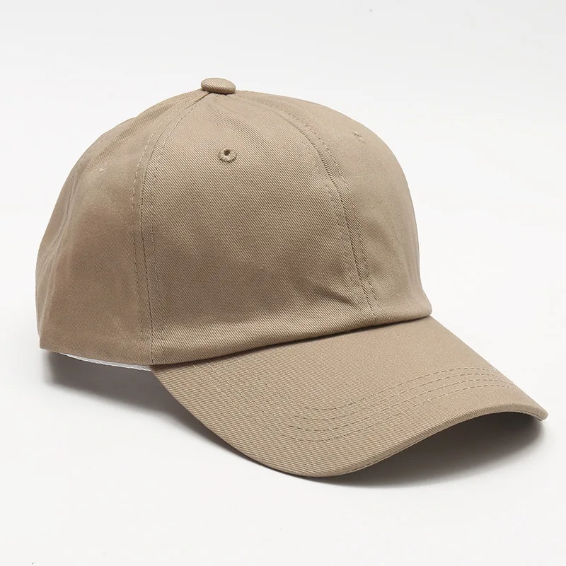 Бейсболка с прямым козырьком для мужчин и женщин мягкая однотонная хлопковая