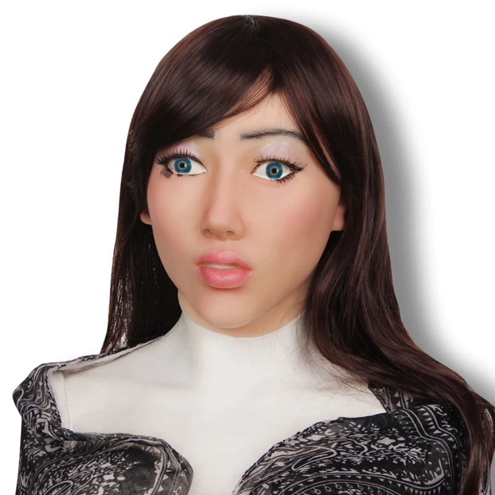 Искусственный человеческий кожи уход за кожей лица жуткая Реалистичная