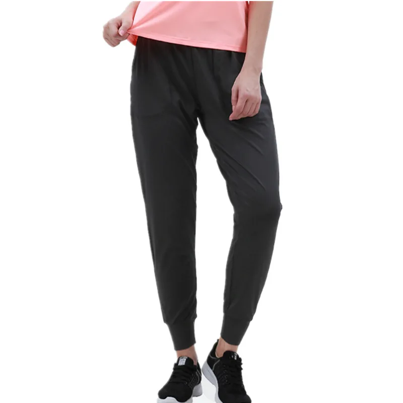Женские штаны для бега длиной до щиколотки дышащие спандекс свободные занятий