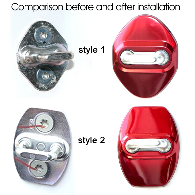 4 шт. авто-Стайлинг крышка дверного замка автомобиля чехол для Toyota c-hr Prado rav4 Yaris hilux