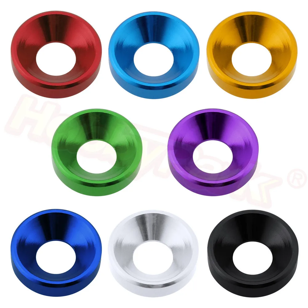 8 шт. алюминиевый M5 потайная шайба винты с плоской головкой болты для