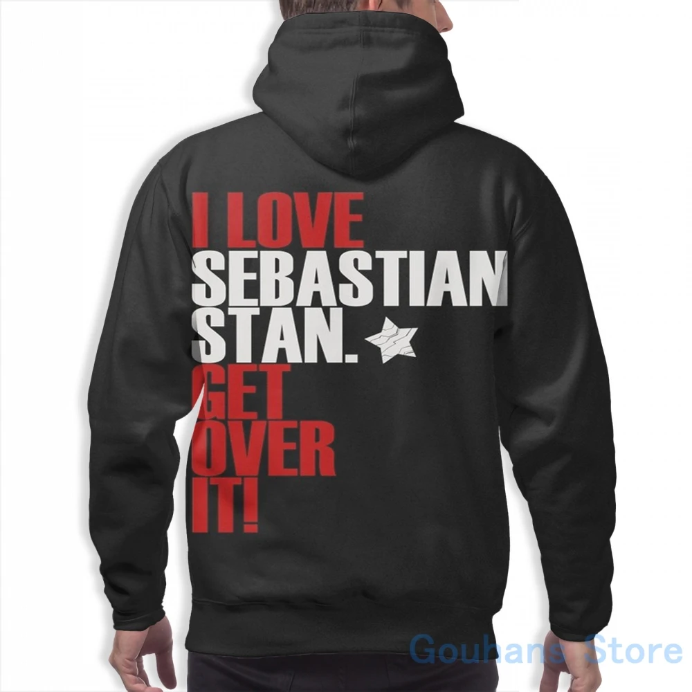 Женская Повседневная Толстовка с надписью I love Себастьян