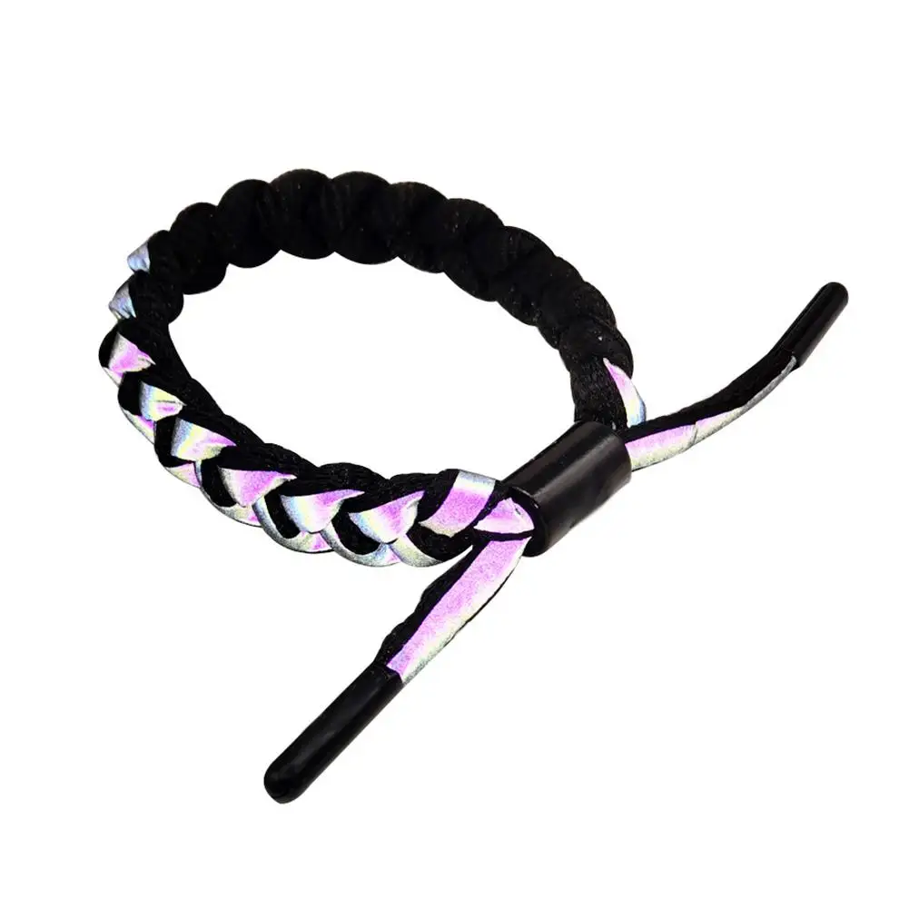 1 шт. для женщин и мужчин модный светоотражающий поверхностный браслет из нитей