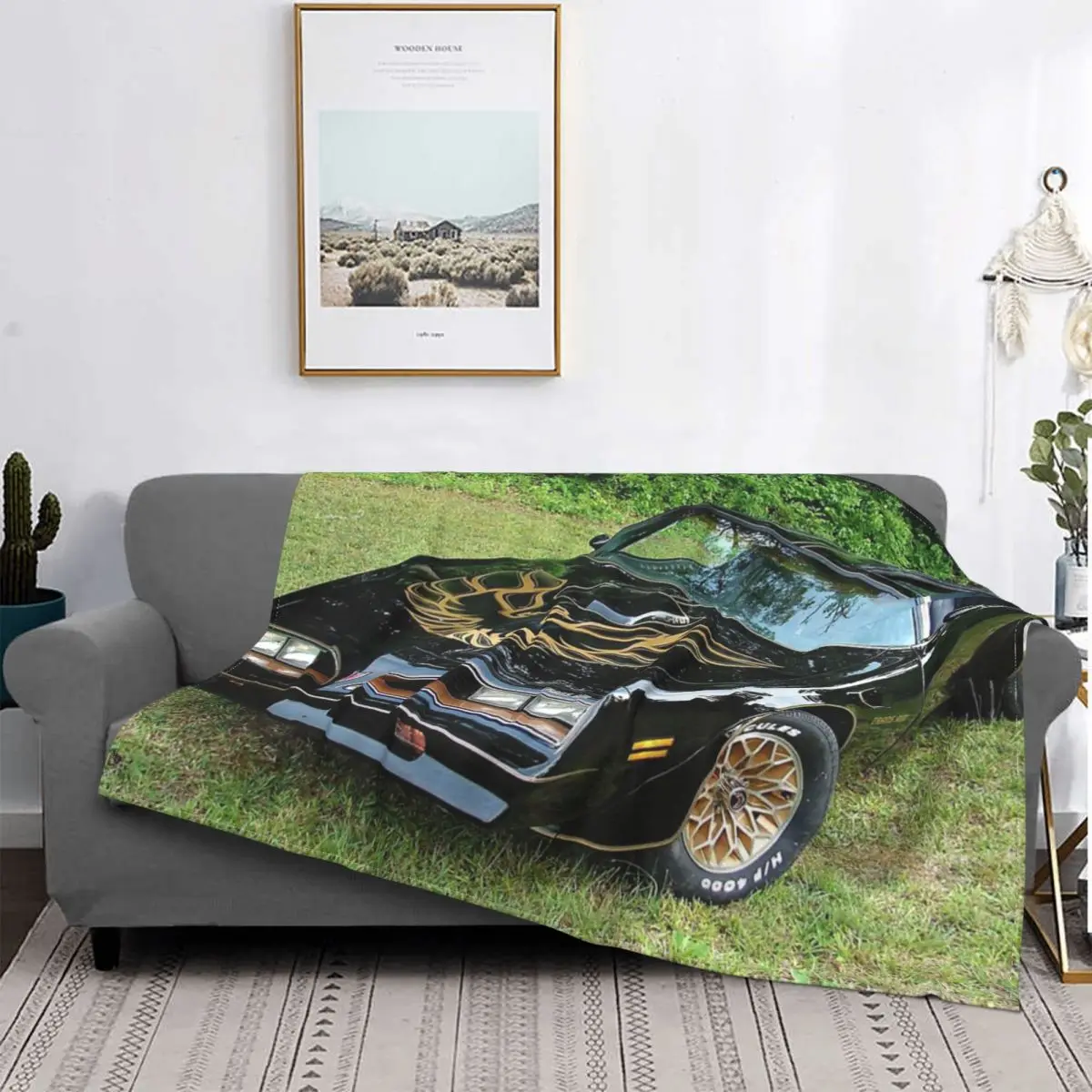 

Одеяло Pontiac Firebird Trans Am, покрывало для кровати, Клетчатое одеяло, плед на диван