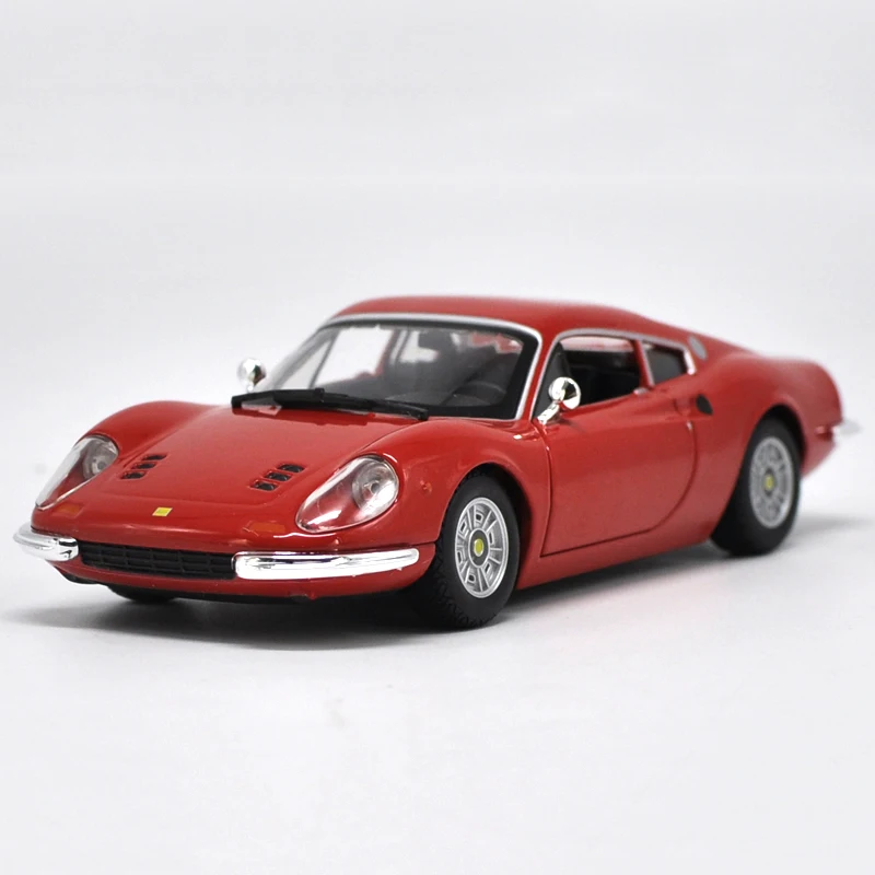 Bburago 1/24 масштаб 1:24 Ferrari Dino 246 GT гоночный спортивный автомобиль литой Дисплей