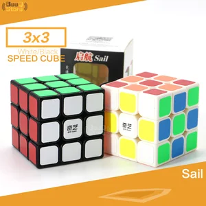 Qiyi Sail 3x3 магический куб 3x3x3 скорость для начинающих 3 слоя 56 мм головоломка профессиональная Magico Cubo WarriorW Stickerless детская игрушка