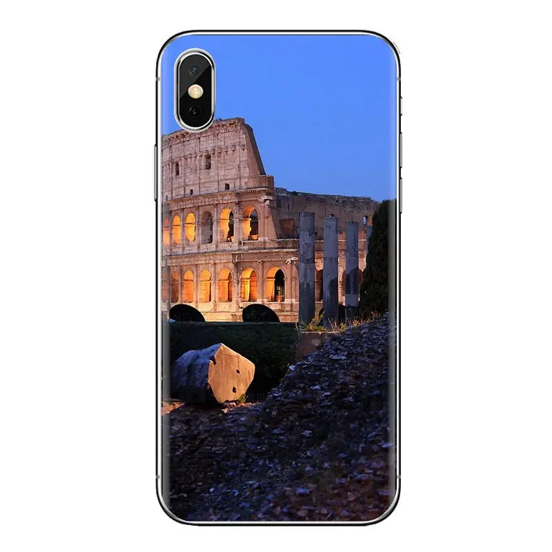 Мягкие чехлы для huawei G7 G8 P7 P8 P9 P10 P20 P30 Lite Mini Pro P Smart Plus 2017 2018 2019 известный Колизей Рим