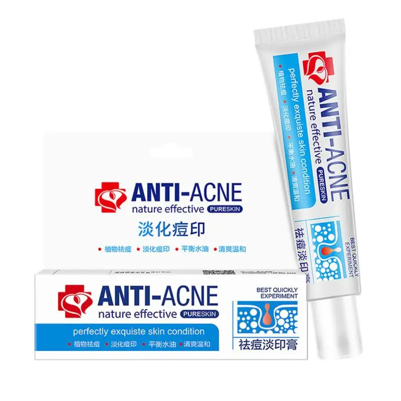 

Anchuyt medicinal herb Chinese medicine acne cream is safe and gentle to remove acne and acne Clear Blemish Removal Cream