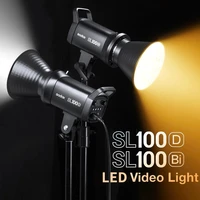 sl100d sl100bi sl series video light lcd panel lamp 100w 5600k led outdoor light continuous output bowens mount studio lighting