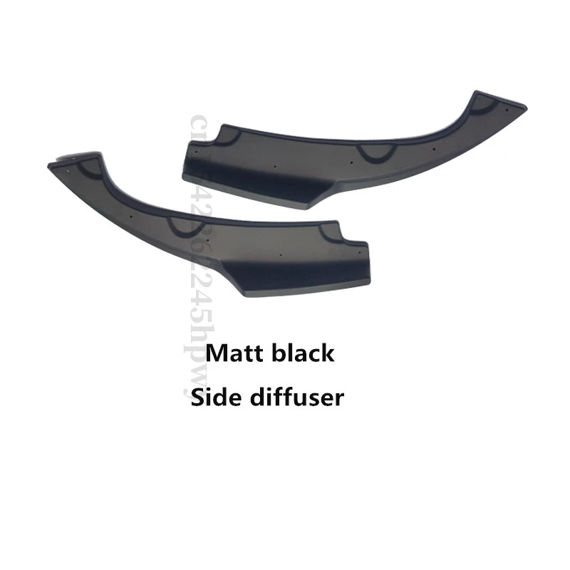 Задний спойлер, боковой диффузор, бампер, губа, хвост для Honda Civic 10-го поколения 2016 2017 2018 2019 2020, комплект для тюнинга выхлопной трубы