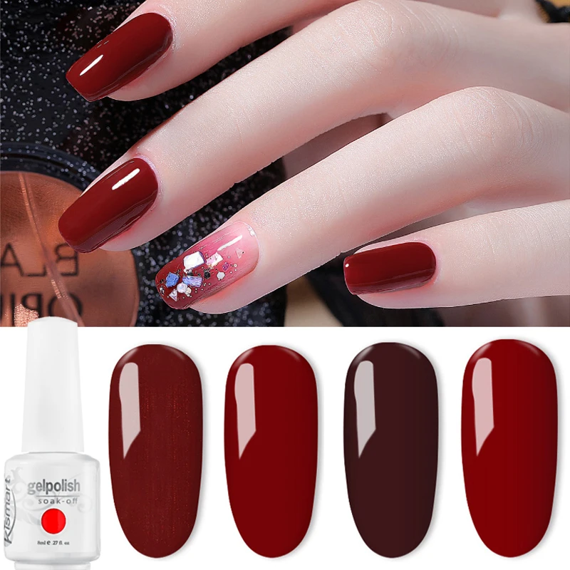 

2021 New Nail Gel Polish Soak Off Nail Art UV Gel Varnish Base Gel and Top Coat UV LED Nail Art Gel Polish Set For Salon Nail
