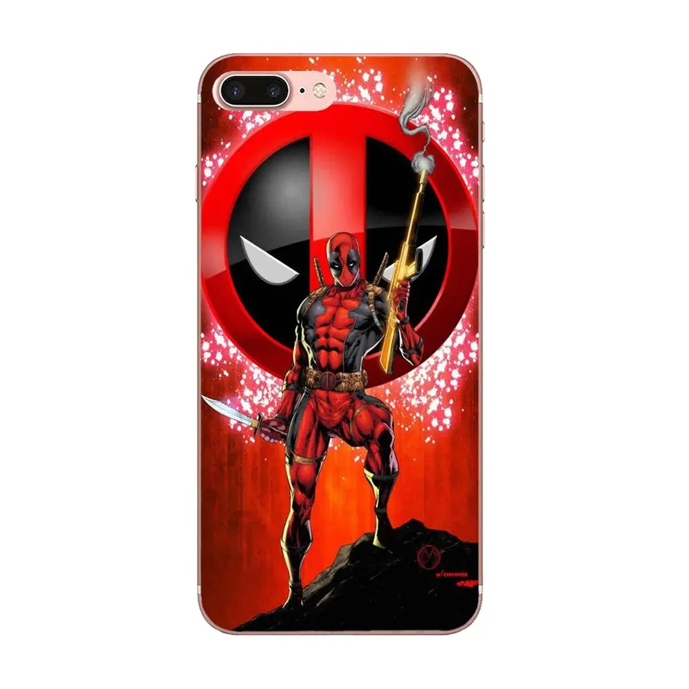 Защитный чехол из ТПУ для Huawei Honor 4C 5A 5C 5X 6 6A 6X 7 7A 7C 7X 8 8C 8S 9 10 10i 20 20i Lite Pro Comics Deadpool Classic |