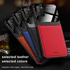 Роскошный кожаный чехол для Xiaomi Poco M3 Pro, зеркальная задняя крышка из закаленного стекла для POCO F3 X3 GT NFC Pro