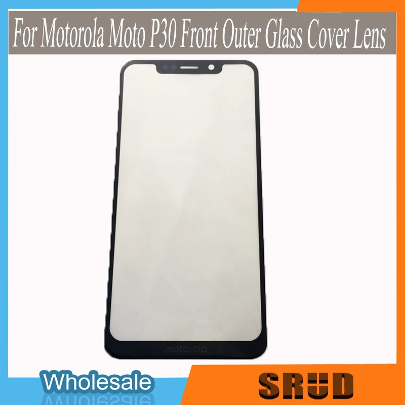 

Front Outer Glass For Motorola Moto One P30 Play One Power P30 Note P30 One Vision One Action LCD Front Touch Screen Outer Glass