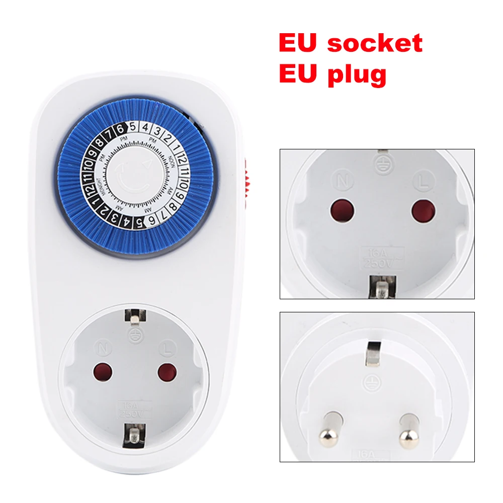 24-часовой циклический таймер переключатель кухонный выходная петля