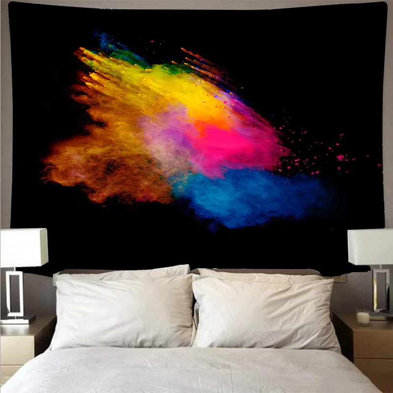 Психоделический гобелен Настенный Ковер красочная картина Настенная ткань