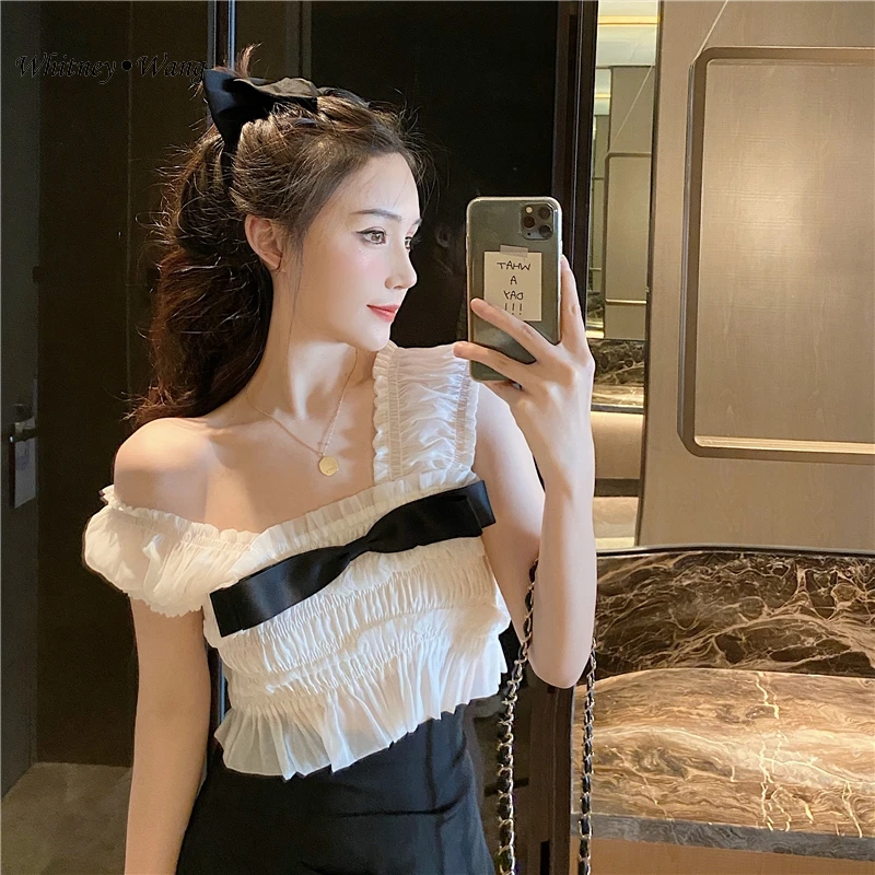 Футболка WHITNEY WANG модель 2020 года летняя модная уличная одежда цветной контрастный