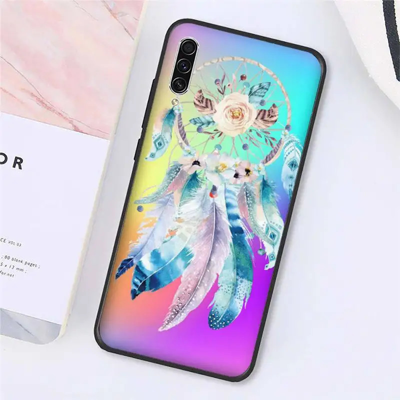 

Mandala pattern color Dreamcatcher Phone Case For Samsung galaxy A S note 10 7 9 20 30 31 40 50 51 71 21 s ultra
