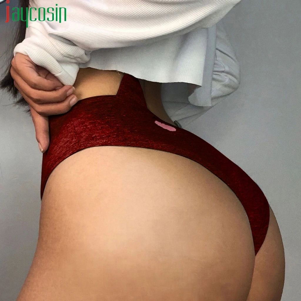 Женское Бесшовное нижнее белье с высокой талией и ушками хлопковое комфортное