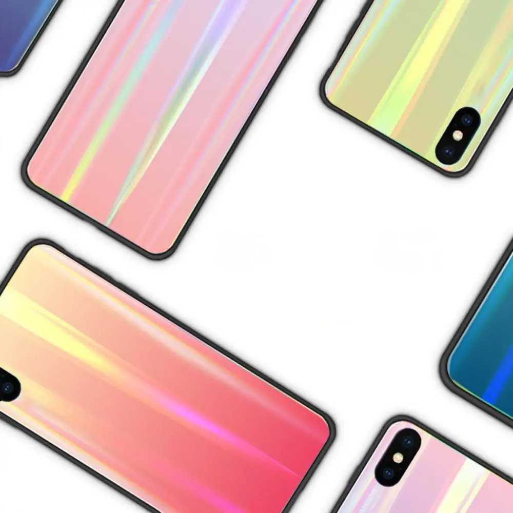 Градиент закаленное Стекло чехол для телефона s meizu 15 15p 16 16p v8 pro 16s 16xs meilan s6 e3 note6 5s