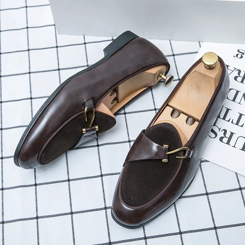 Деловые мужские туфли износостойкие Формальные тапочки брендовые Удобные