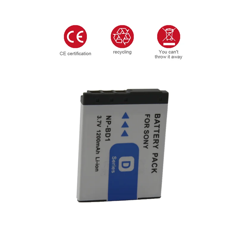 EPHESTION NP-BD1 NP-FD1 NP BD1 FD1 батарея для камеры SONY DSC T300 TX1 T900 T700 T500 T200 T77 T90 батареи Sony |