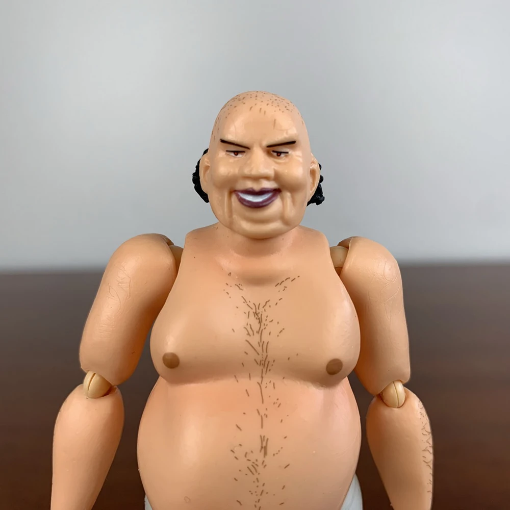 

1/12 Fat Body Male Evil Uncle Movable 6 Inch Figure Big Belly Man Doll Soldier Action Figure