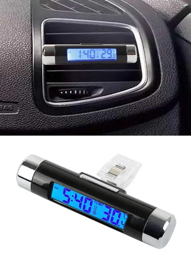 Высококачественные Универсальные автомобильные цифровые мини-часы с