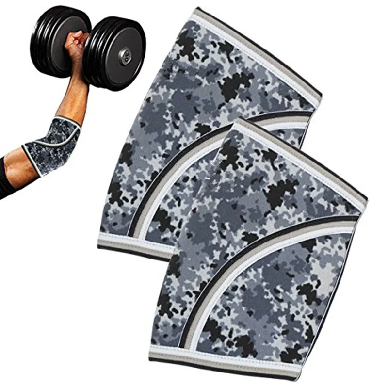 

7mm Elbow Sleeves (Pair) Heavy Duty Wrist Wraps-Support & Powerlifting, , Tennis-Neoprene Brace for Both Women &