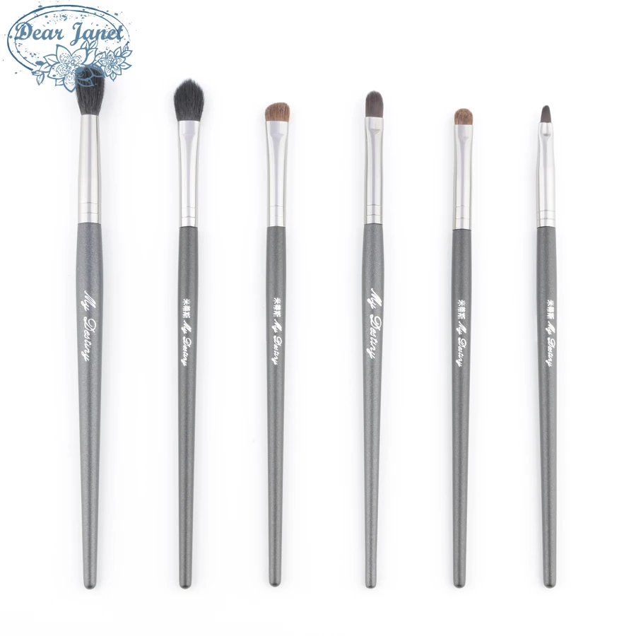 6 шт./компл. Профессиональные кисти для макияжа глаз набор контурных теней век