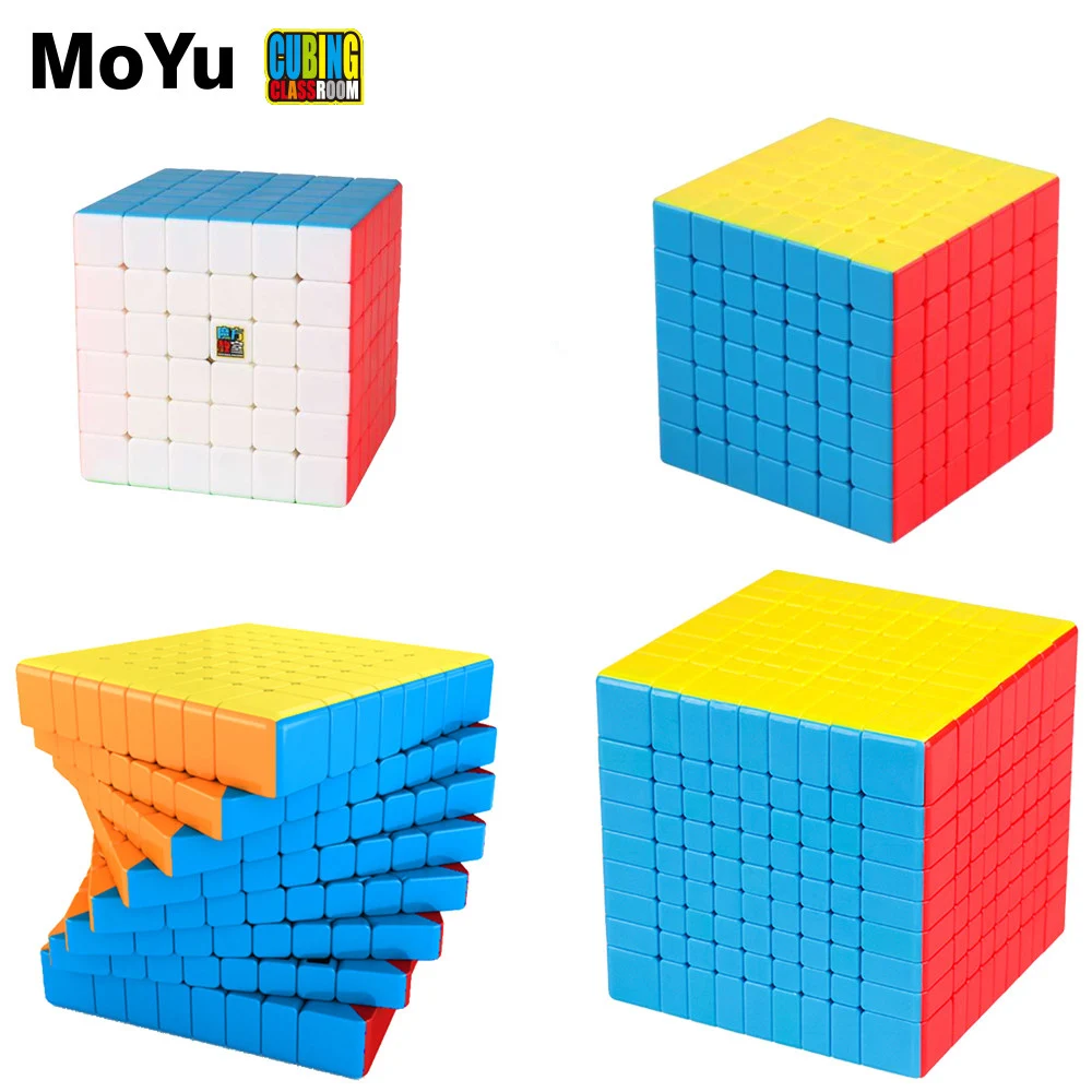 MoYu Meilong 9x9 8x8 7x7 6x6 магический куб cubingclass MF8 Cubo Magico Puzzle cubes Детские Подарочные игрушки