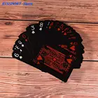 Поступление, водонепроницаемая пластиковая коробка, черные игральные карты, Семейная Игра